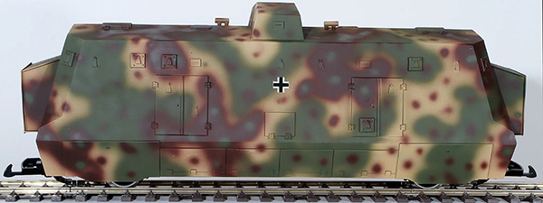 REI Models REI225046 -  German Armored Panzer Train #42 Commando Wagon Rail Car #225046